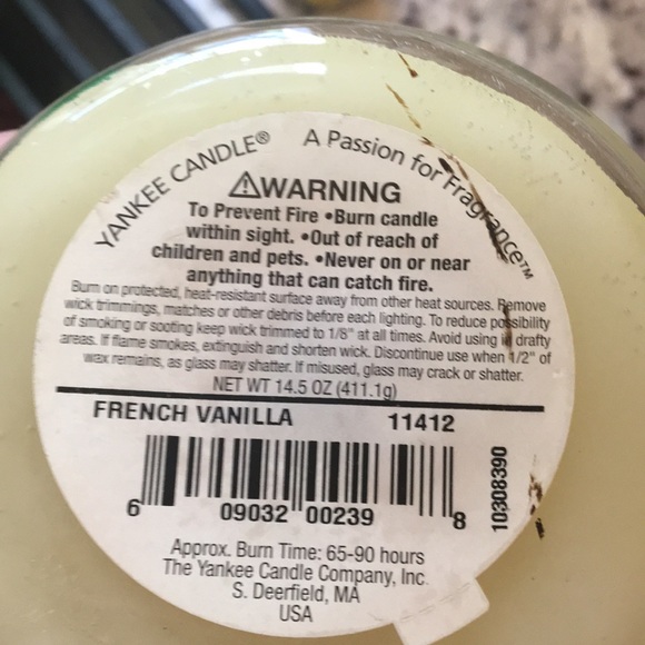 Yankee Candle Accents Yankee Candle French Vanilla Poshmark